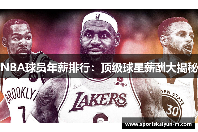 NBA球员年薪排行：顶级球星薪酬大揭秘
